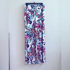 Brand new pair of Aryeh palazzo pants. Size large in vibrant colors.